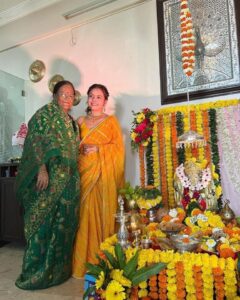 Devoleena Bhatacharjee Ganesh Chaturthi celebration